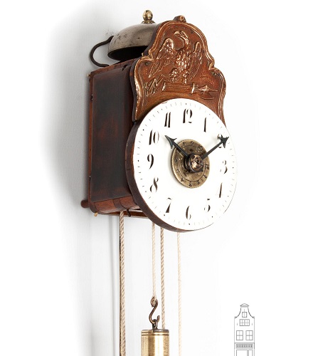 A miniature and collectable German Sorg 'tropfenuhr' with alarm, circa 1830.